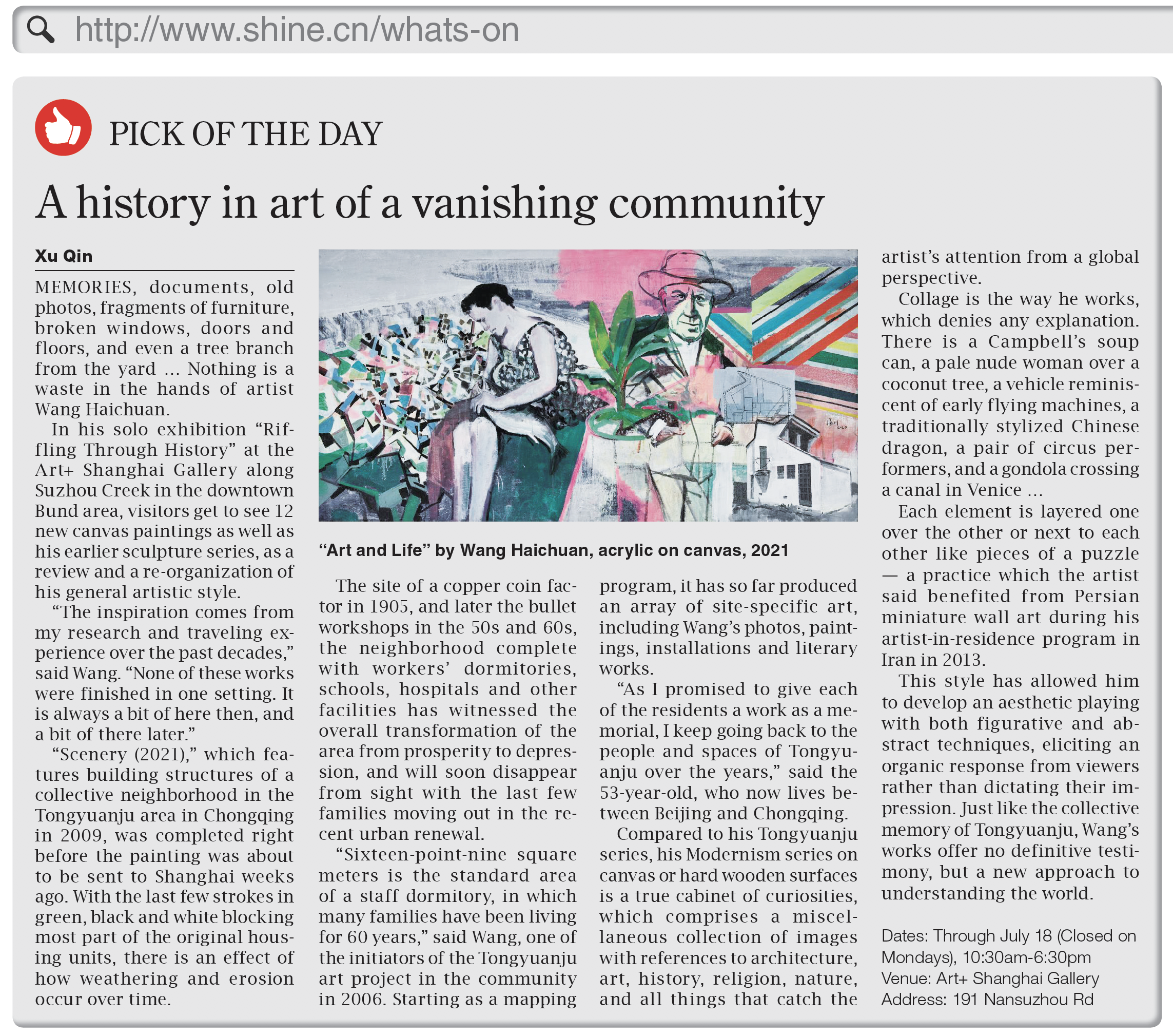 SHINE A History in Art of a Vanishing Community Artplus